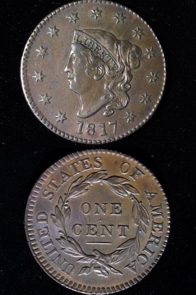 1817 N-03 PCGS AU53