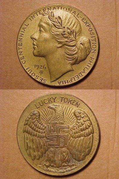 1926 Sesqui Lucky Token