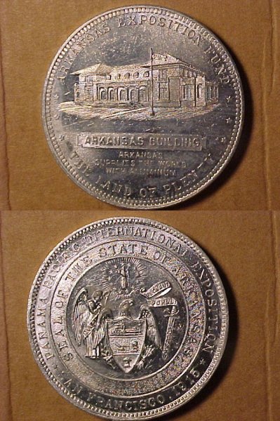 1915 Pan-Pac Expo Arkansas So Called Dollar